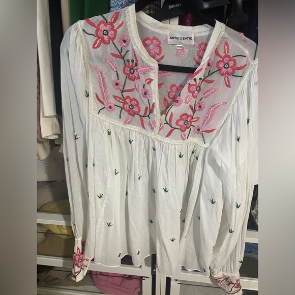 Antik batik blouse - Picture 5 of 6